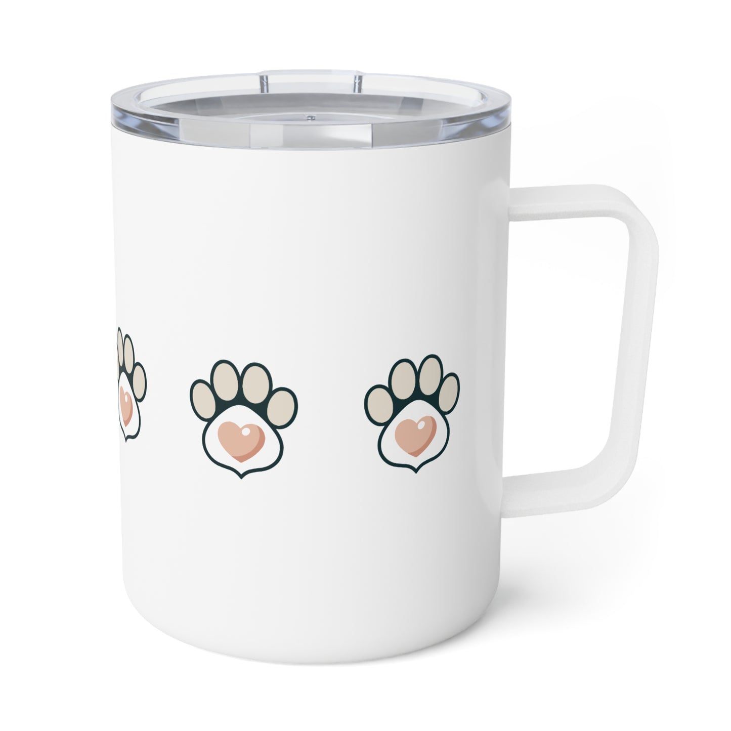 Paws White Insulated Coffee Mug