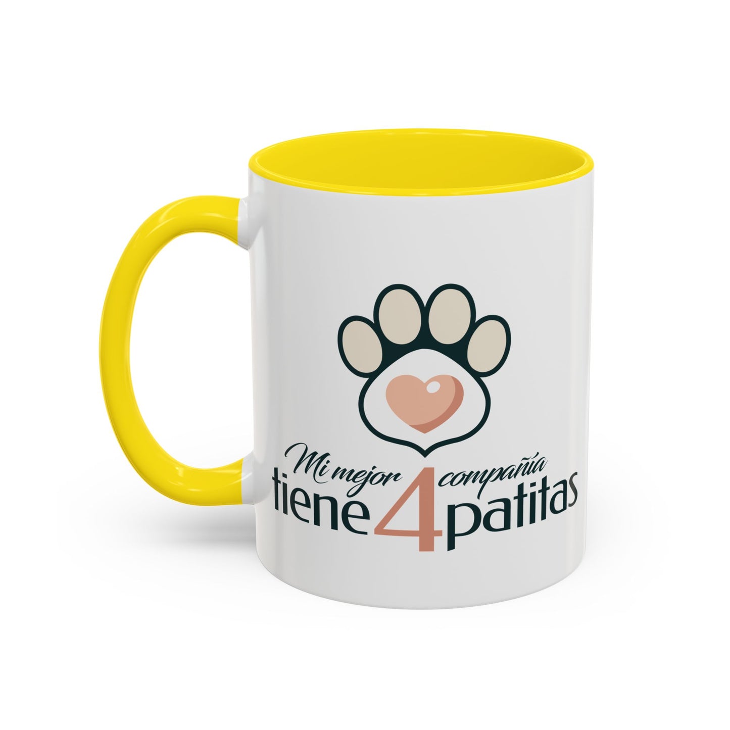 Mi Mejor Compañía tiene Patitas Accent Coffee Mug