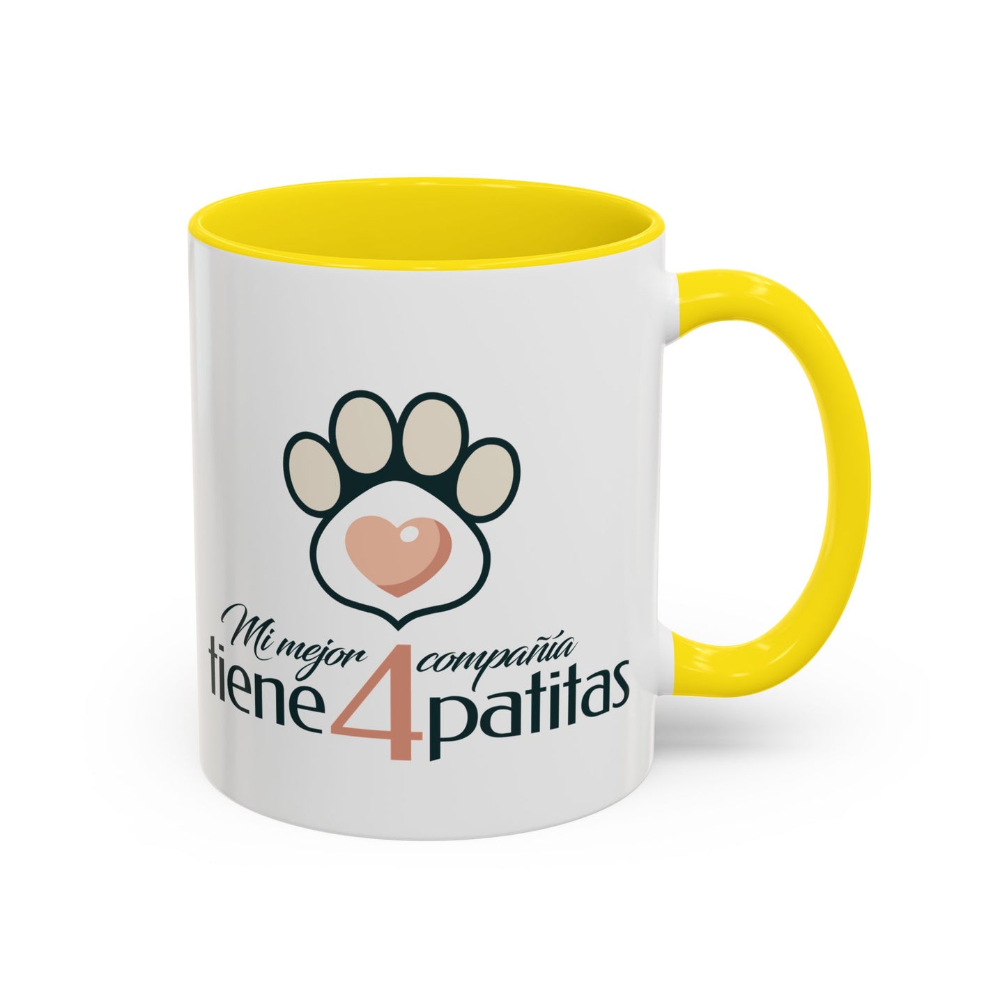 Mi Mejor Compañía tiene Patitas Accent Coffee Mug
