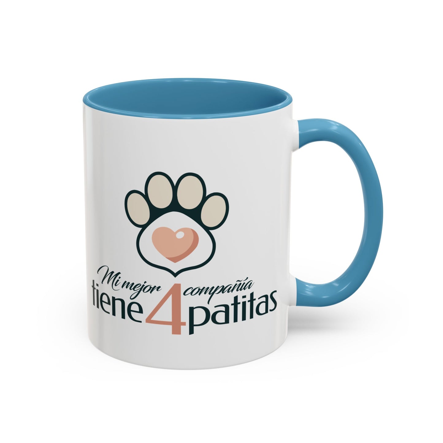 Mi Mejor Compañía tiene Patitas Accent Coffee Mug