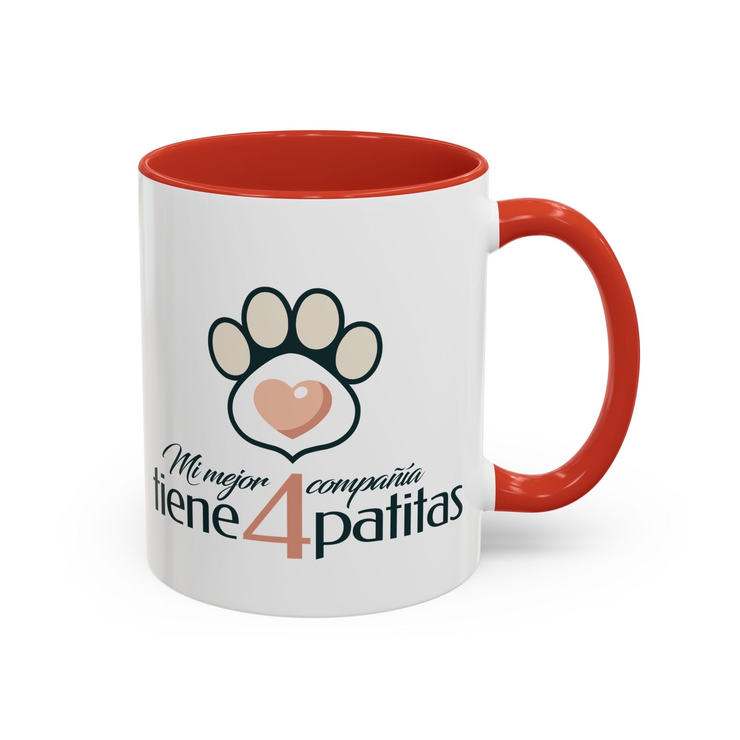 Mi Mejor Compañía tiene Patitas Accent Coffee Mug