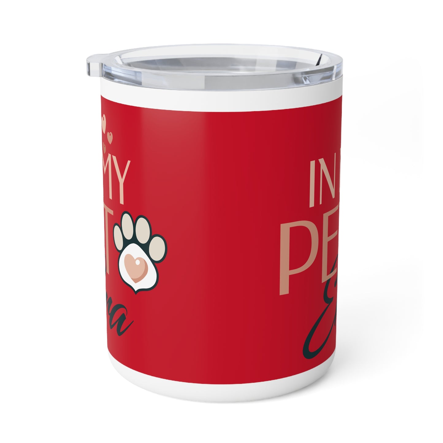 In My Pet Era Insulated Coffee Mug, Red