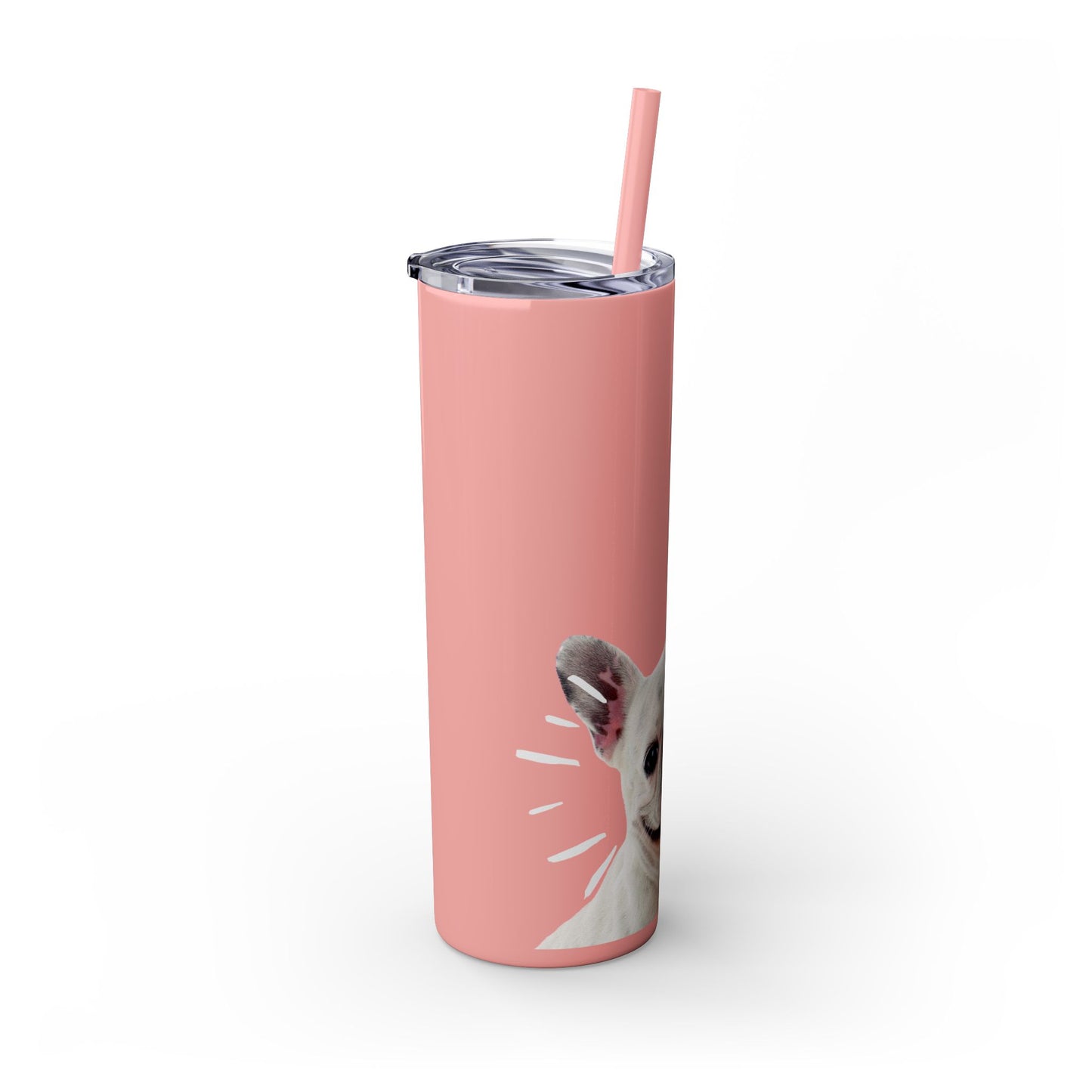 Skinny Tumbler with Straw, 20oz