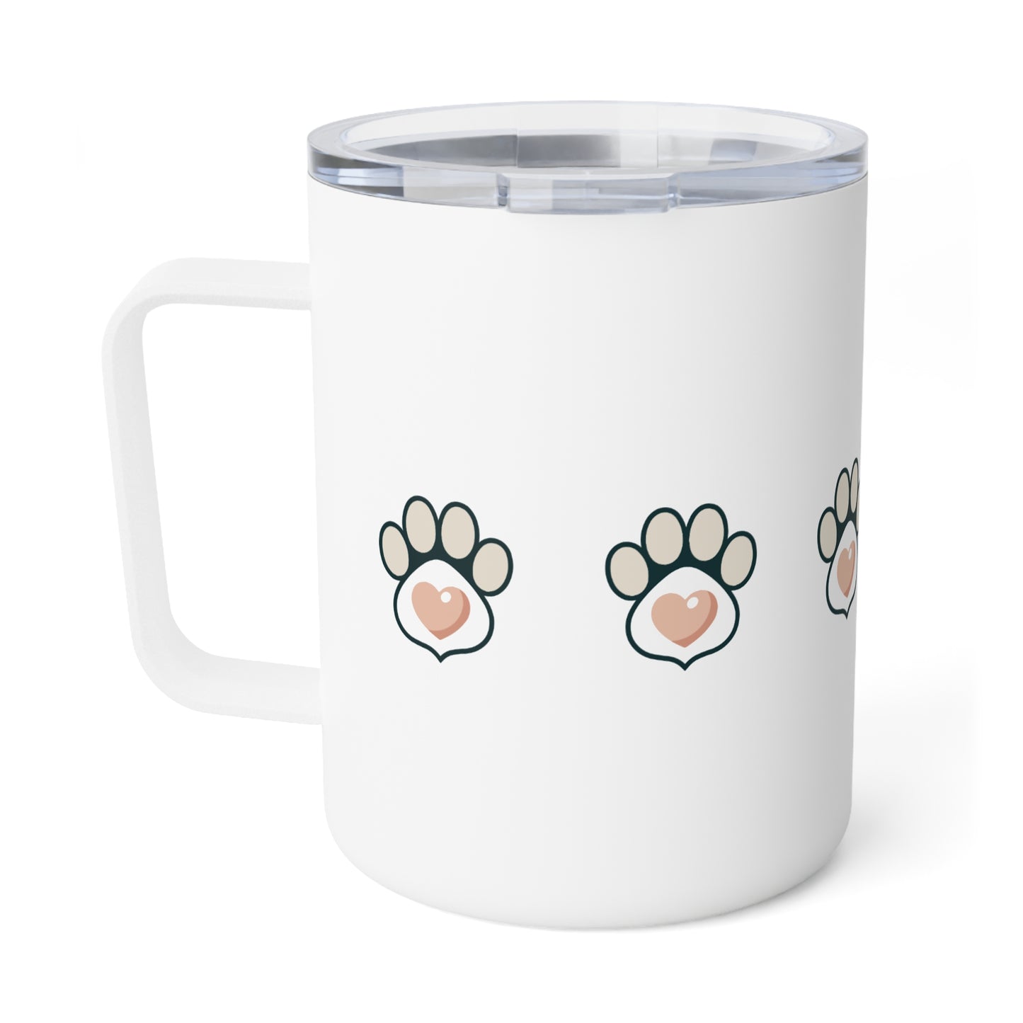 Paws White Insulated Coffee Mug