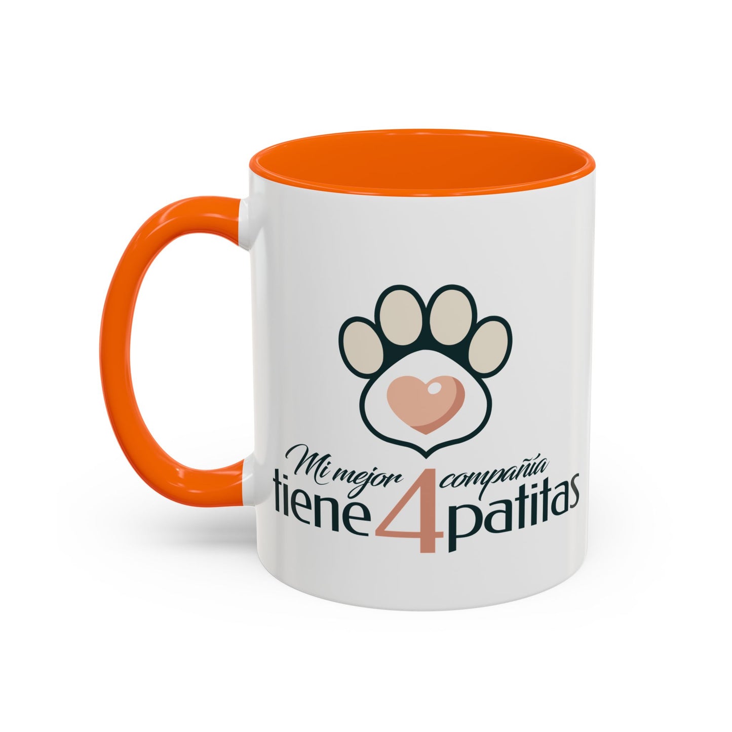 Mi Mejor Compañía tiene Patitas Accent Coffee Mug