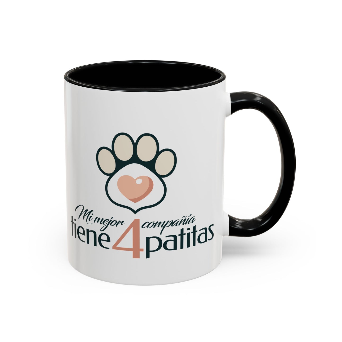Mi Mejor Compañía tiene Patitas Accent Coffee Mug