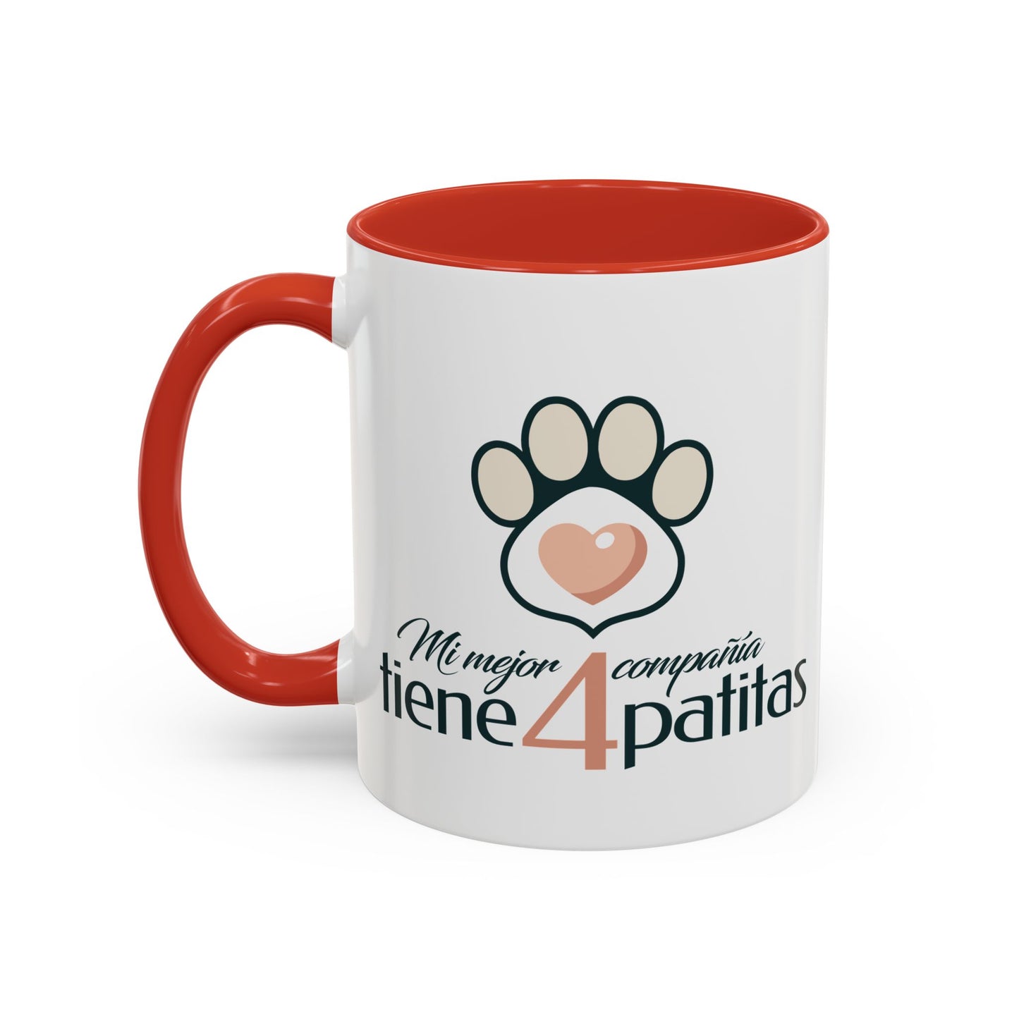 Mi Mejor Compañía tiene Patitas Accent Coffee Mug