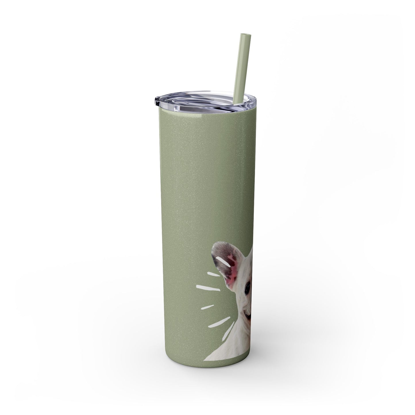Skinny Tumbler with Straw, 20oz