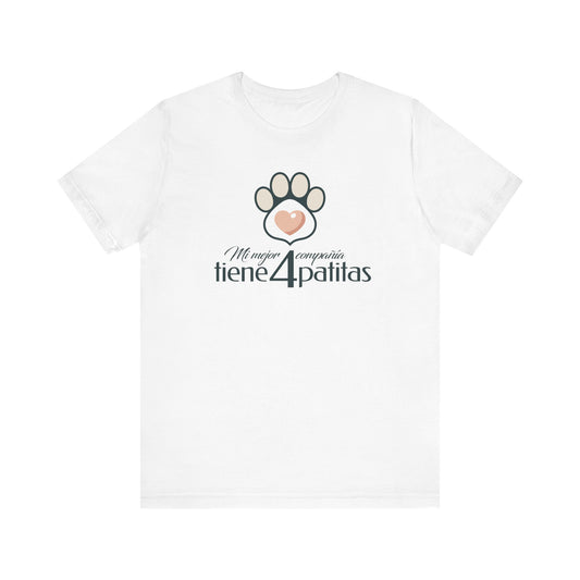 Dog Lover T-Shirt - Mi mejor compañía tiene 4 patitas