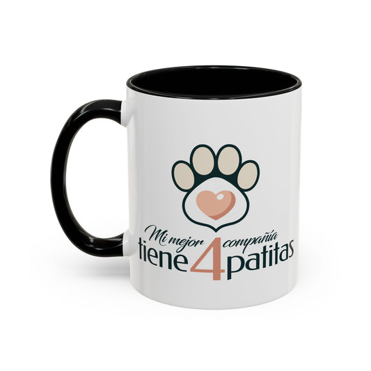 Mi Mejor Compañía tiene Patitas Accent Coffee Mug
