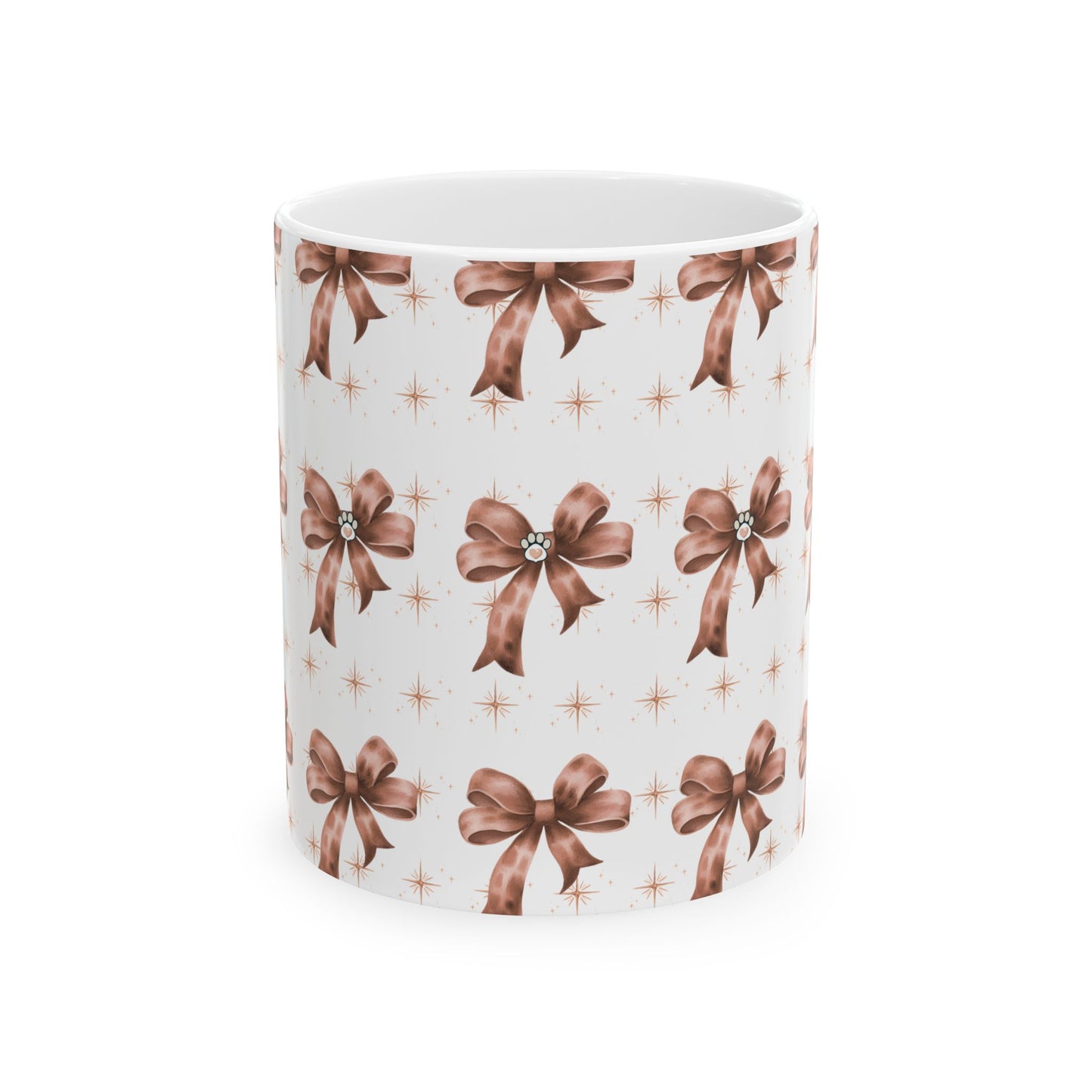 Cute Christmas Ceramic Mug for Dog, (11oz, 15oz)