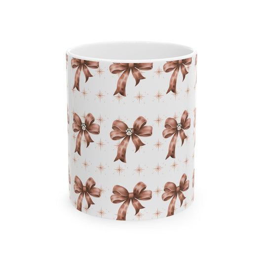 Cute Christmas Ceramic Mug for Dog, (11oz, 15oz)