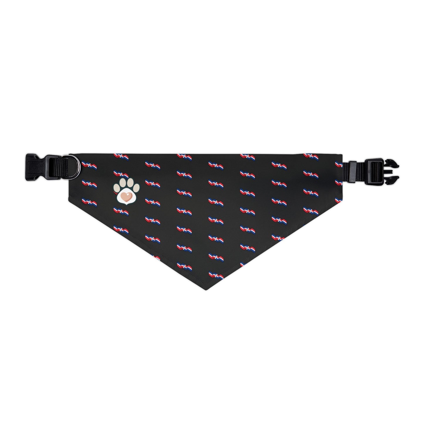 Pet Bandana Collar Dominican Flag
