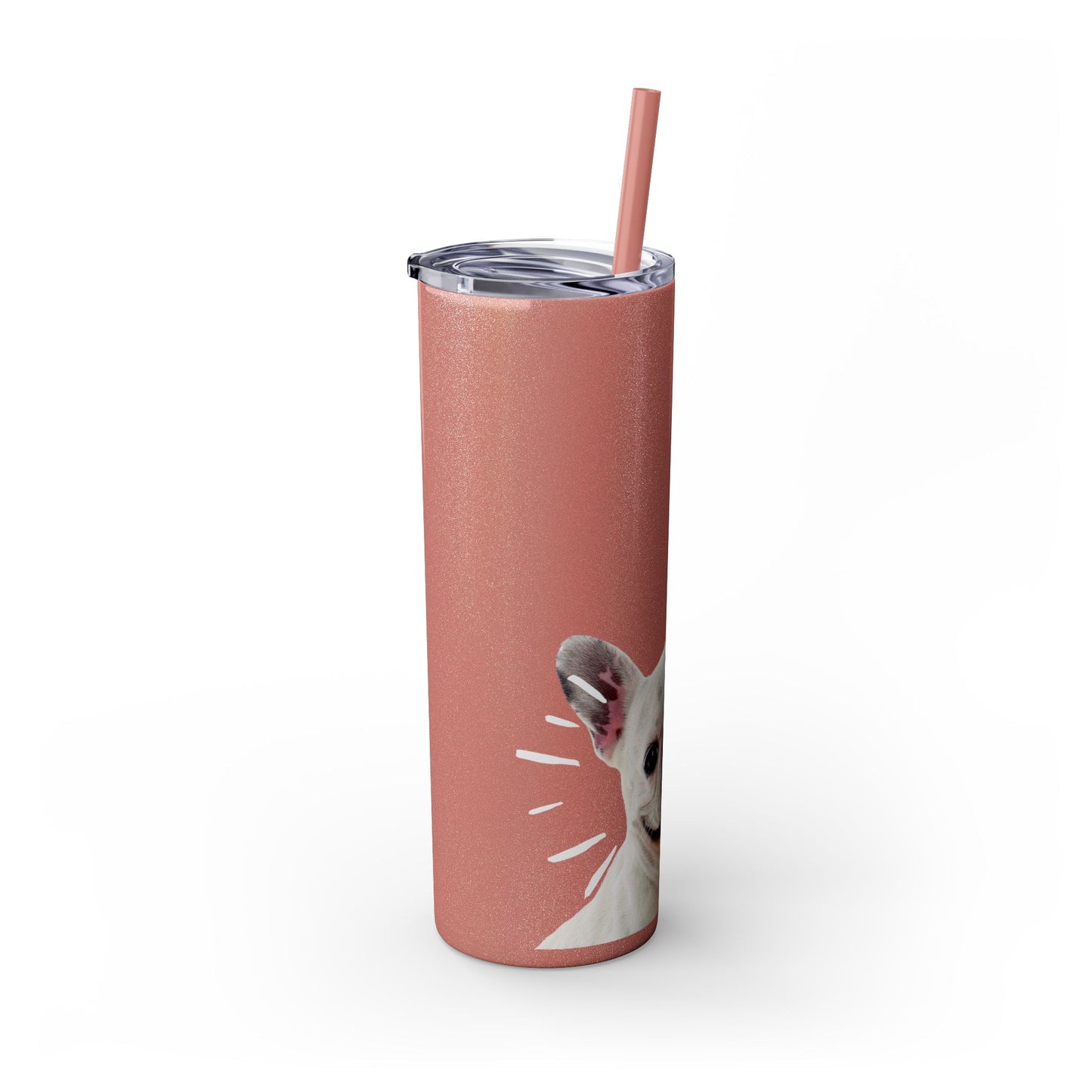 Skinny Tumbler with Straw, 20oz
