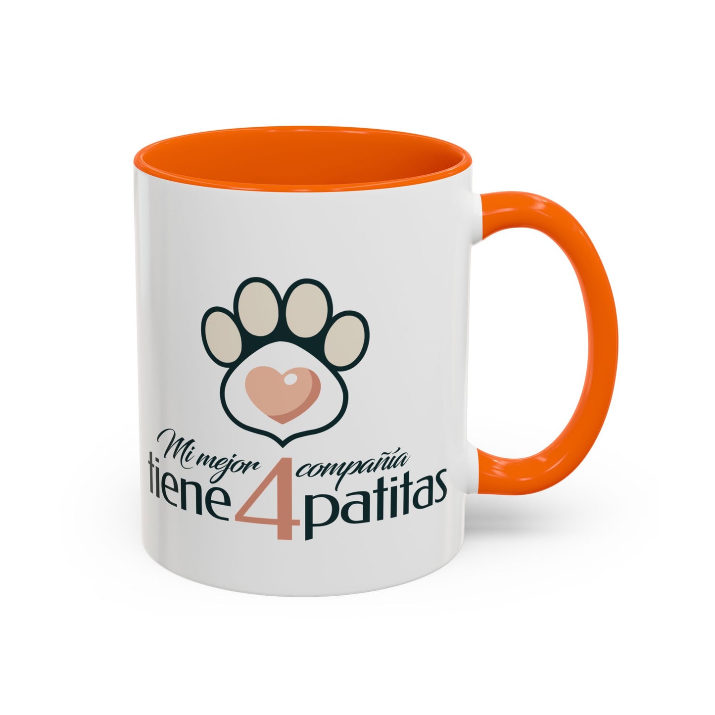 Mi Mejor Compañía tiene Patitas Accent Coffee Mug