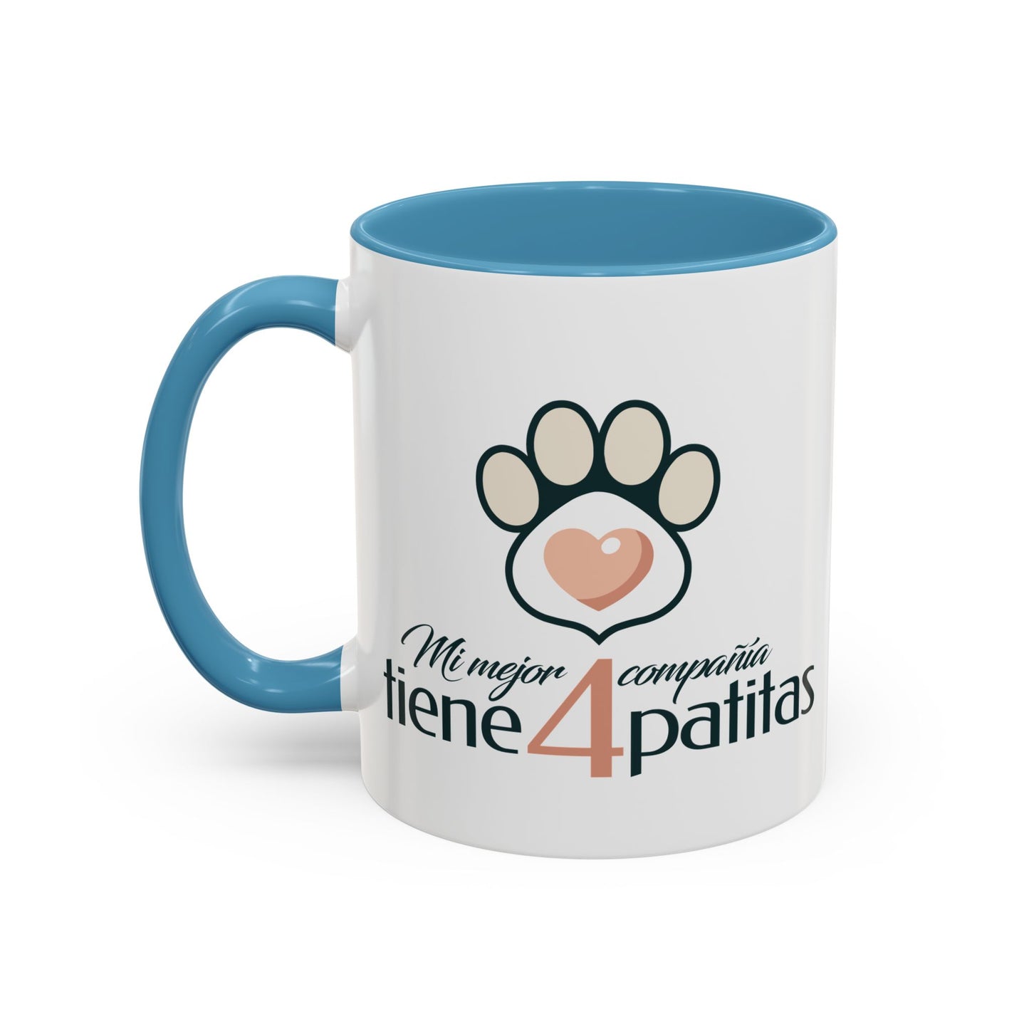 Mi Mejor Compañía tiene Patitas Accent Coffee Mug
