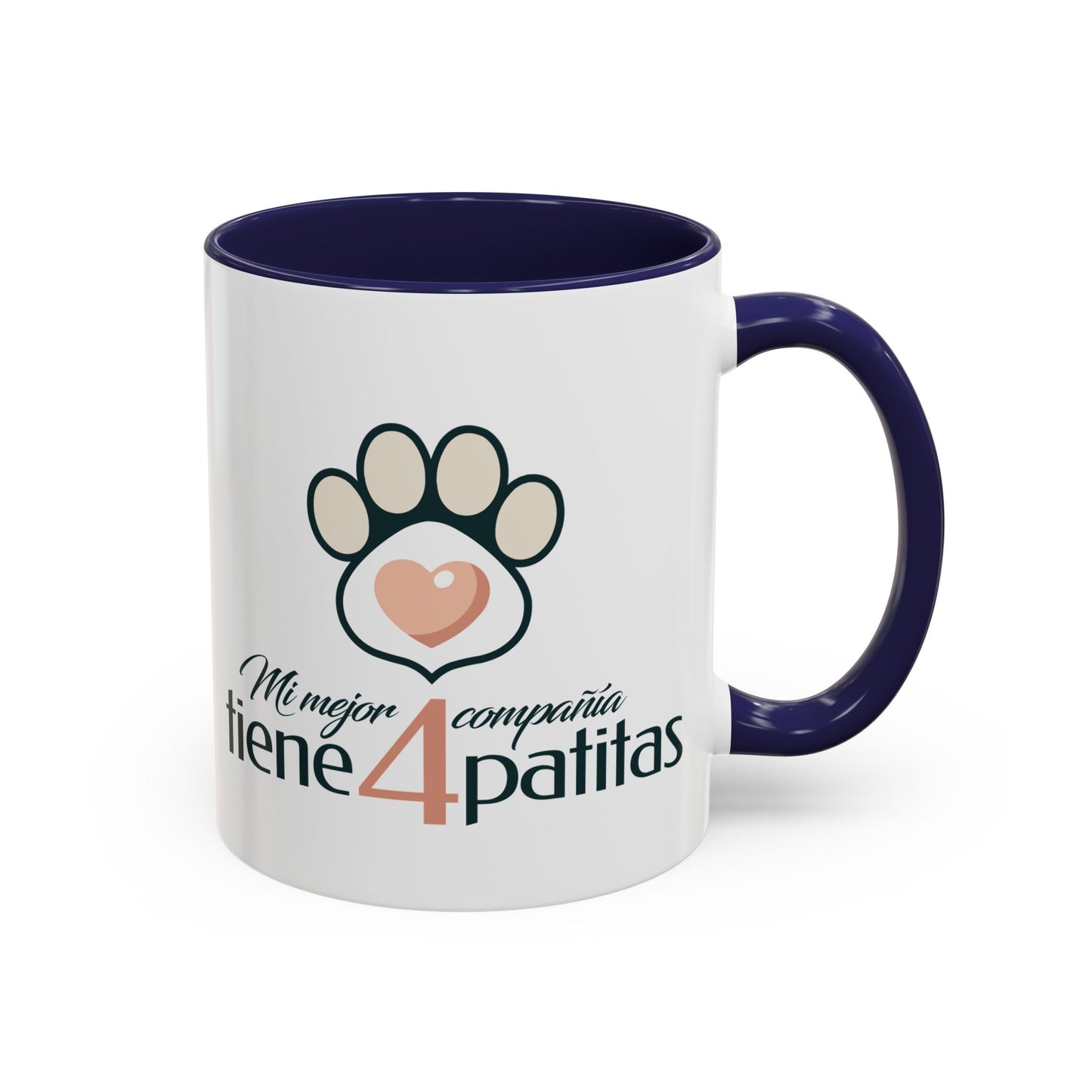 Mi Mejor Compañía tiene Patitas Accent Coffee Mug