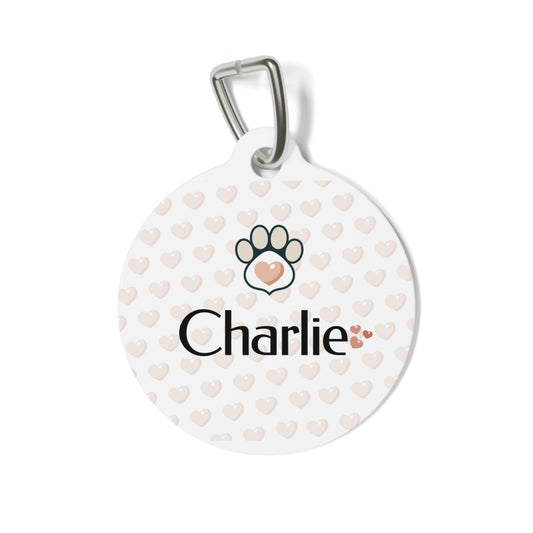Customizable Pet Identification Tag