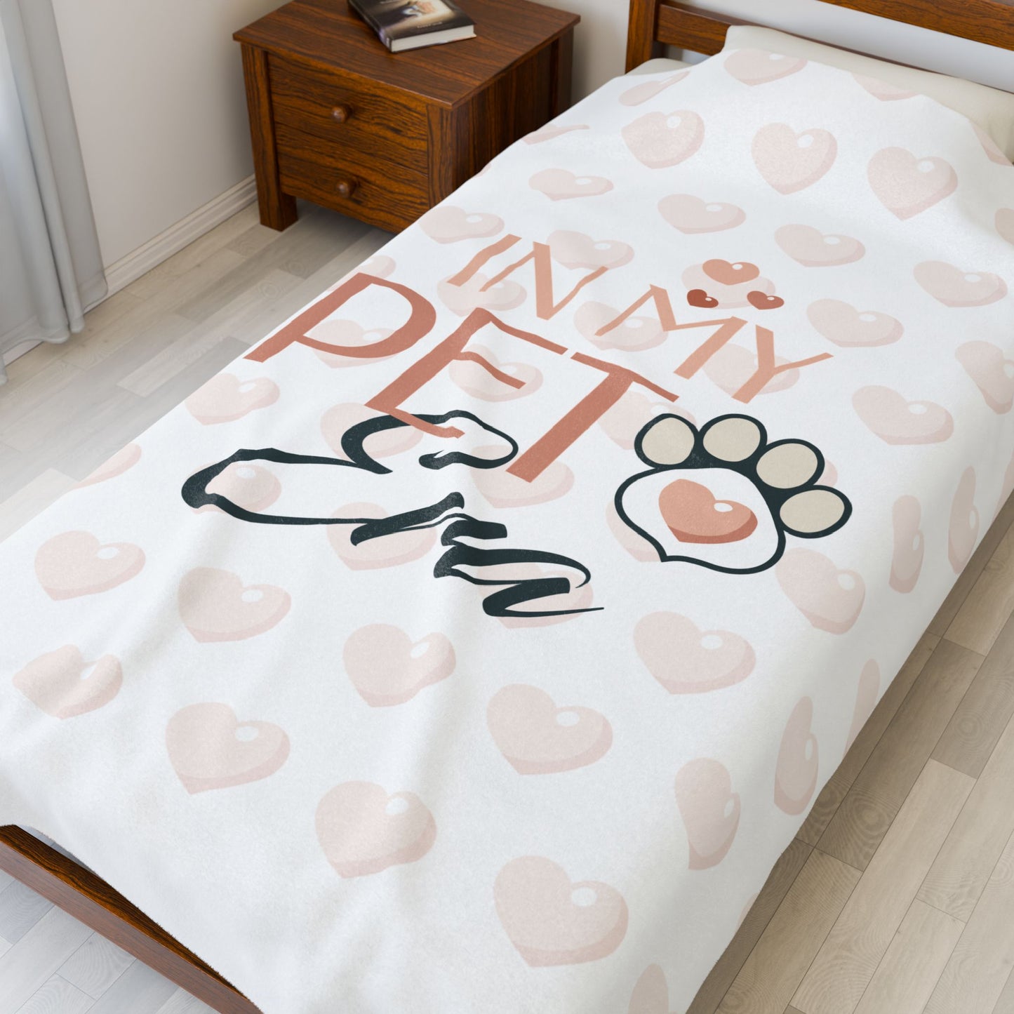 Pet Era Velveteen Plush Blanket