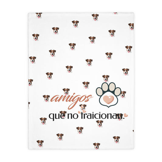 Velveteen Microfiber Blanket (Two-sided print)