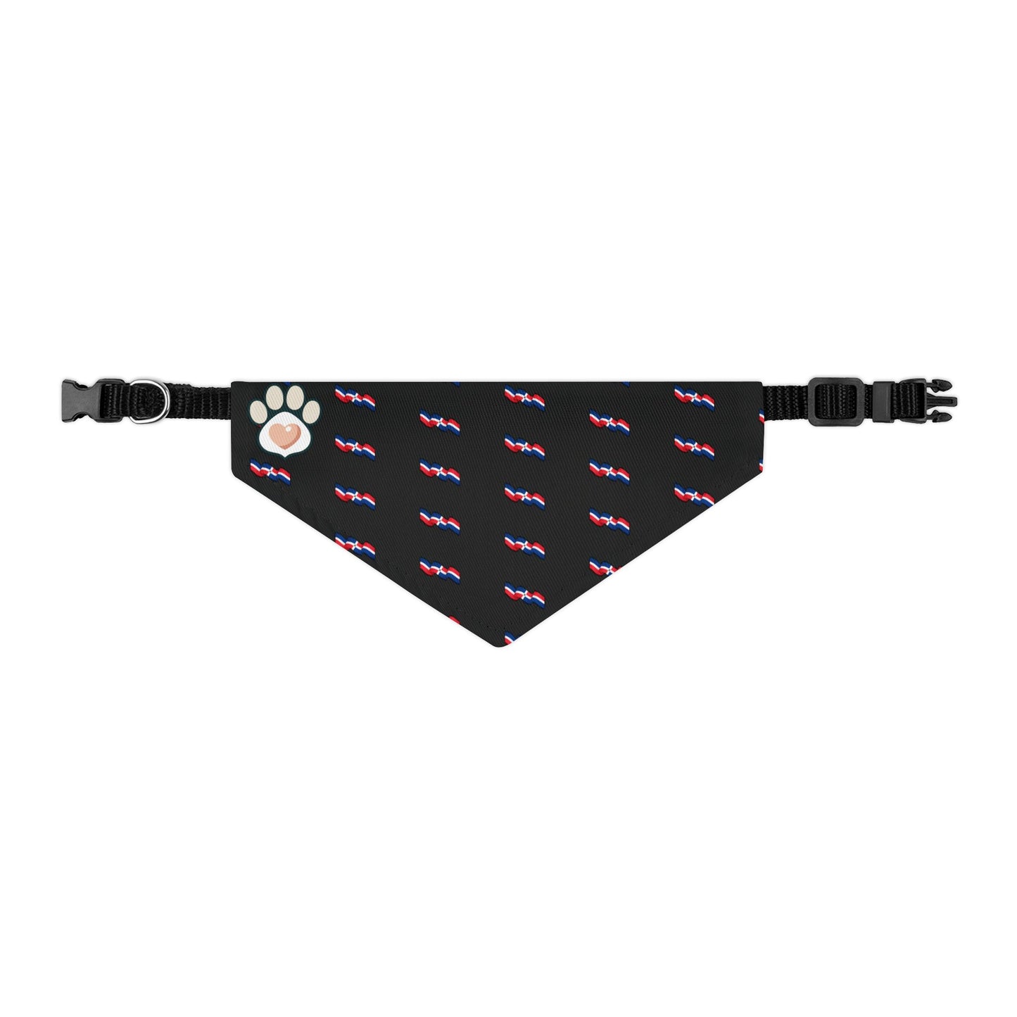 Pet Bandana Collar Dominican Flag