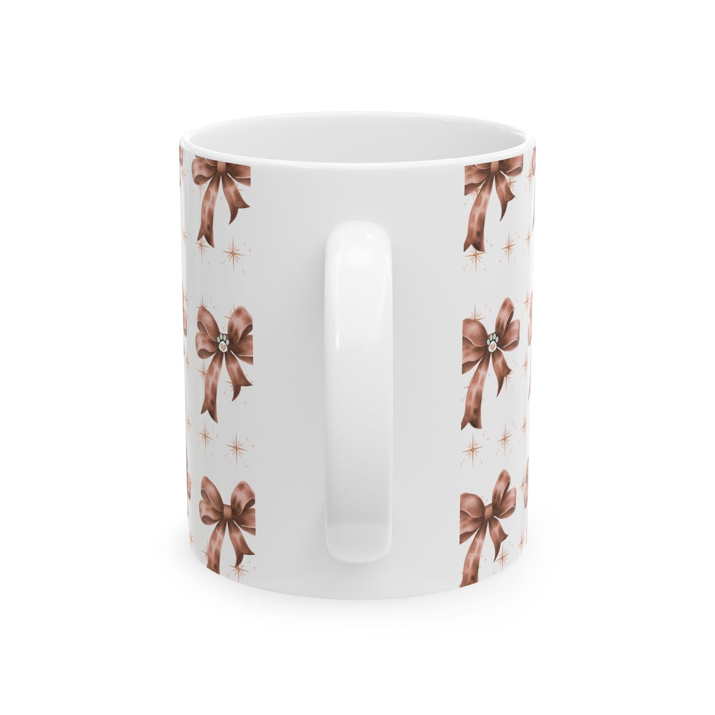 Cute Christmas Ceramic Mug for Dog, (11oz, 15oz)
