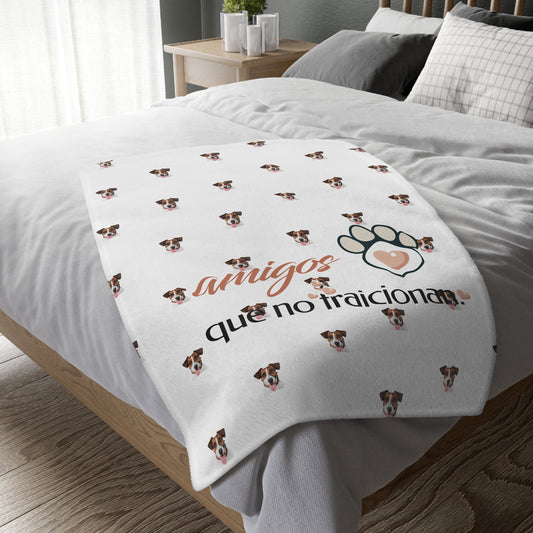 Velveteen Microfiber Blanket (Two-sided print)